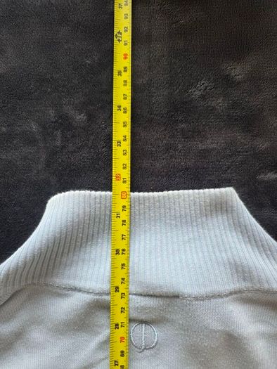 Oscar Jacobson Men's Quarter Zip Knit Jumper Size XL