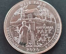 2020 D United States Mint State Quarter Dollar Weir Farm