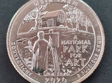 2020 D United States Mint State Quarter Dollar Weir Farm