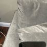 Grey Fabric 2 Seater Sofa For Sale Image 3