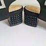 PieSanto Black Suede Sandals EU35 UK2 Rhinestone Block Heel BNIB Spain  CAN POST Image 8