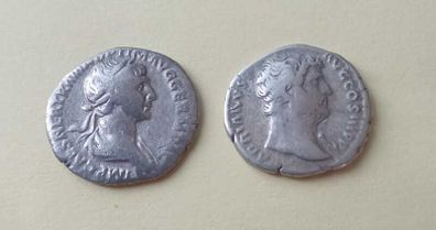 Roman Coins - Trajan and Hadrian