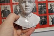Lenin Vintage Soviet Russian Porcelain Bust of communist leader