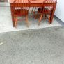 solid oak table suits 6 people, 4 pine chairs, perfect condition Image 2