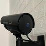 Outdoor Indoor Fake Dummy Imitation CCTV Security Camera with Blinking Flashing Light Bullet Shape Black Image 2