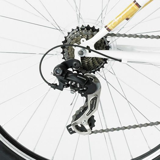 17"/15" Viking Companion 21 Speed 26" Wheel Tandem, White