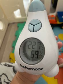Baby thermometer and hygrometer
