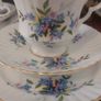 Beautiful Vintage Royal Windsor Fine Bone China 12 Piece Teaset for Four in a Beautiful Blue Floral Pattern, Pattern Number 3129/12 with Optional Extras Image 7