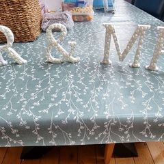 Mr & Mrs letter display