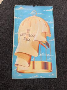 Pair of Guinness calendars