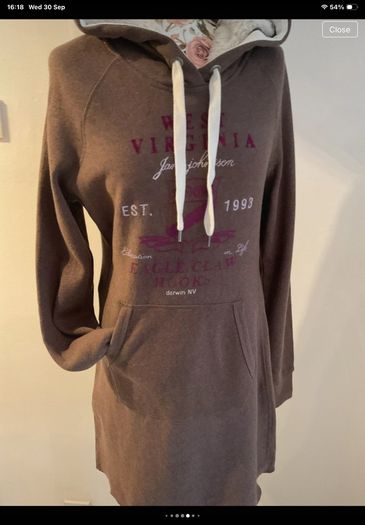 dress bnwt H&M hoodie dress size medium rrp 39.99