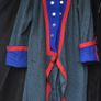British Military Coat Costume Grey Wool,Red Piping Image 8