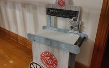 wooden coffee cart toy