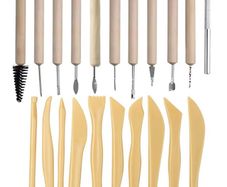 21 Pcs Clay Tools Sculpting Set Suitable for Air Dry Modeling Potter Beginners and DIY Pottery, Clay Sculpting Tools Ceramics for Sculpey Sculpting and Crafting and Carving, Shaping, Embossing