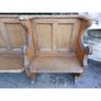 Four Seater Oak Pew  Folding Seats 4  KAS449 Image 5