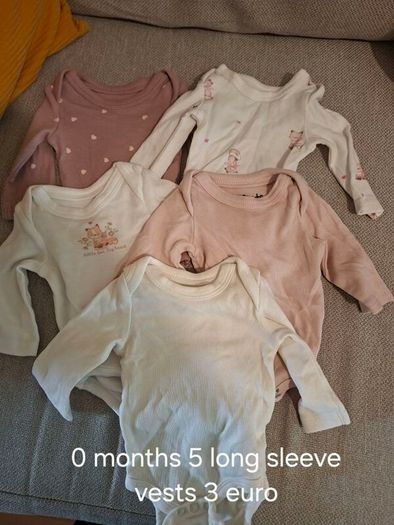 baby items and clothing