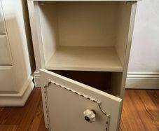 Wooden bedside drawer