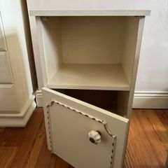 Wooden bedside drawer