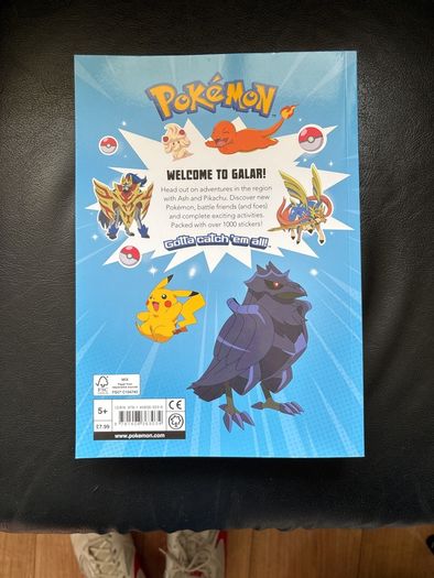 Official Pokemon Welcome to Galar 1001 Sticker Books - NEW