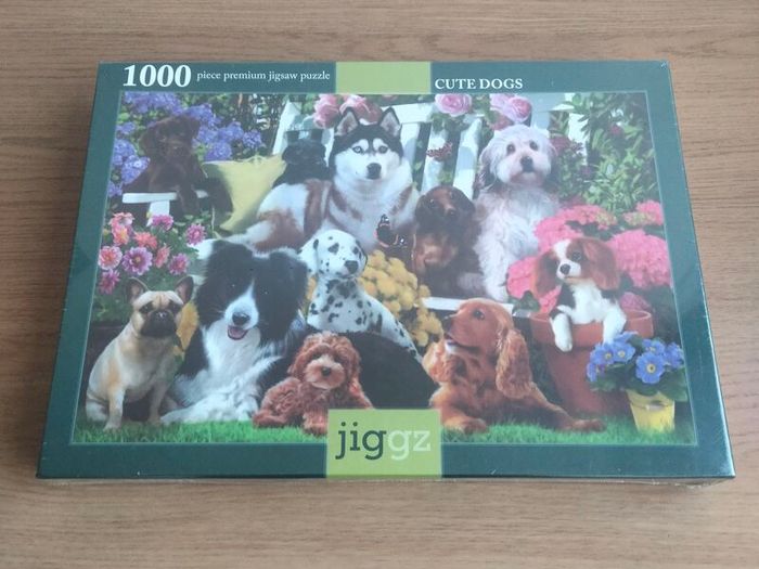 Cute Dogs 1000 piece jigsaw puzzle
