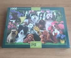 Cute Dogs 1000 piece jigsaw puzzle