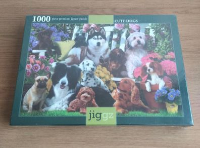 Cute Dogs 1000 piece jigsaw puzzle