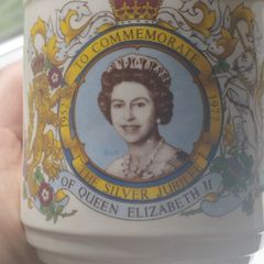 Churchill England 1977 Silver Jubilee Mug.