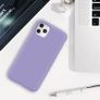 Liquid Silicone Case For iPhone 11 Pro Max Luxury Thin Soft Phone Cover New Lilac Purple  - FHT4IP11PMLK Image 6