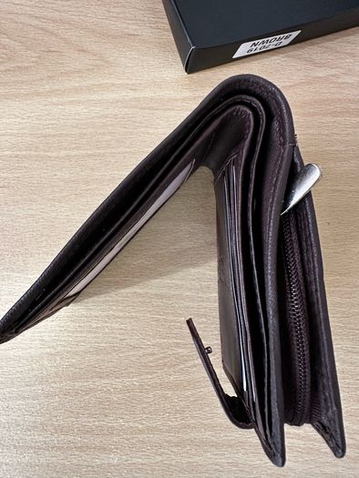 Vettoli Leather Wallet Brown Brand New