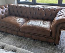 Chesterfield leather sofas
