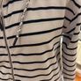 Offers Welcome Please- Regatta Great Outdoors Brand New with price tag Navy and White Striped Zip Up Hoodie - Size 12 Image 2