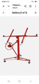 Plasterboard hoist