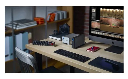 LaCie d2 Professional 4TB USB-C desktop hard drive, boxed, great condition