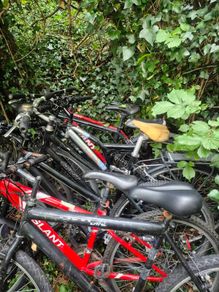 mountain bikes