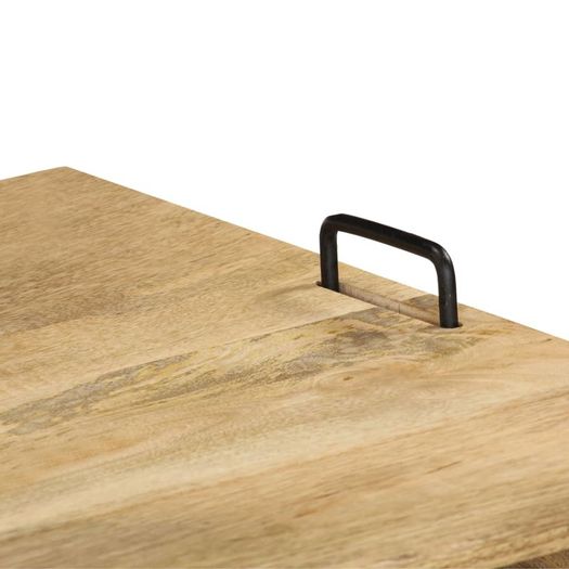 TV Stand Solid Mango Wood 110x35x45 cm