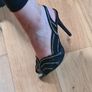 Karen Millen Diamante Peep Toe Stilettos size 6/39 Image 4
