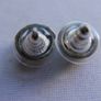 Vintage Triquetra Celtic Sterling Silver 925 Stud Earrings 1,61g Image 7