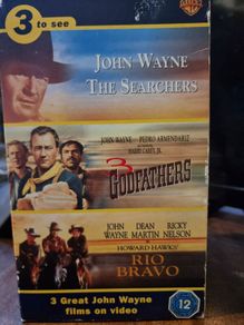 John Wayne 3 VHS collection