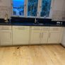 Entire kitchen Quartz work top solid wooden shaker style doors Image 5