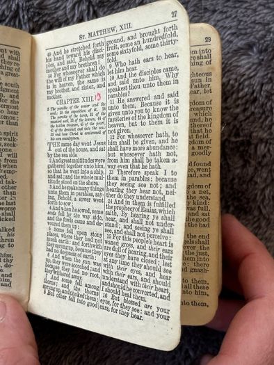 Antique Small New Testament Book