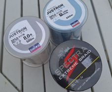 3 spools of diawa line