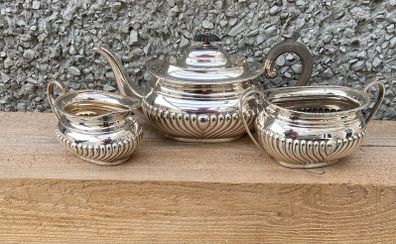 Sheffield plate tea set