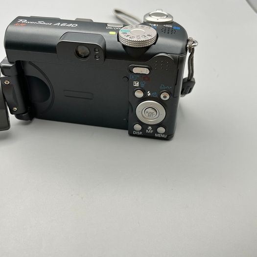 Canon PowerShot A640 10MP Digital Camera Black - Flip Screen
