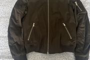 River Island Sateen Bomber Jacket size 8