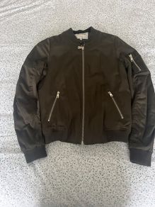 River Island Sateen Bomber Jacket size 8