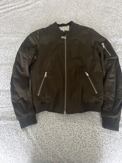 River Island Sateen Bomber Jacket size 8