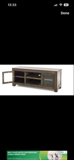 Montpelier walnut TV cabinet