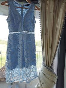 baby blues Lace Ocassions dress