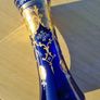 Large Bohemian glass vase in Art Nouveau style Image 4