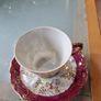 Minature Vintage Porcelain Tea Set Pearlized Image 7